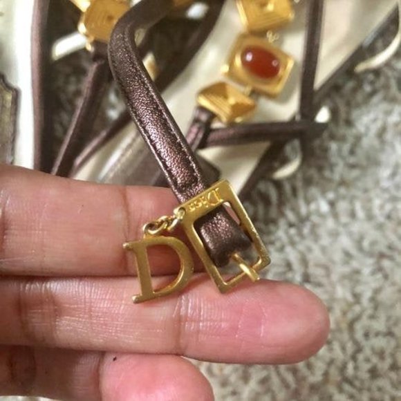 DIOR Sandals Carnelian Embellished EU37 - Picture 3 of 7